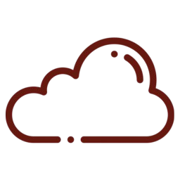 Pictogramme d'un nuage symbolisant la réduction de l'empreinte carbone et la qualité de l'air