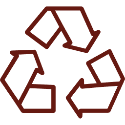 Pictogramme du symbole de recyclage illustrant les emballages éco-conçus